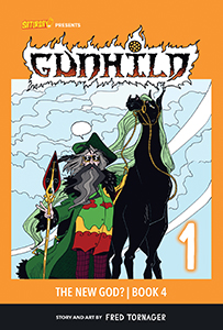Cover Art for The New God?, Book 4
