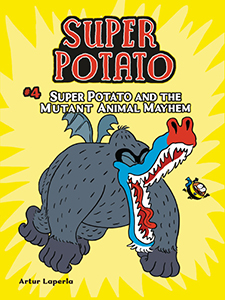 Cover Art for Super Potato and the Mutant Animal Mayhem