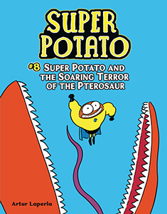 Cover Art for Super Potato and the Soaring Terror of the Pterosaur
