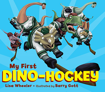 Cover Art for My First Dino-Hockey