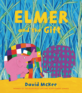 Cover Art for Elmer and the Gift