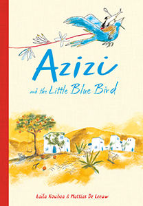Cover Art for Azizi and the Little Blue Bird