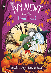 Cover Art for Ivy Newt and the Time Thief