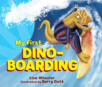 Cover Art for My First Dino-Boarding