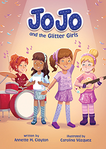 Cover Art for JoJo and the Glitter Girls